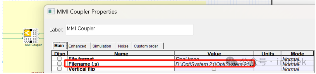 OptiSystem与OptiBPM的联合使用：MMI耦合器性能评估的图5