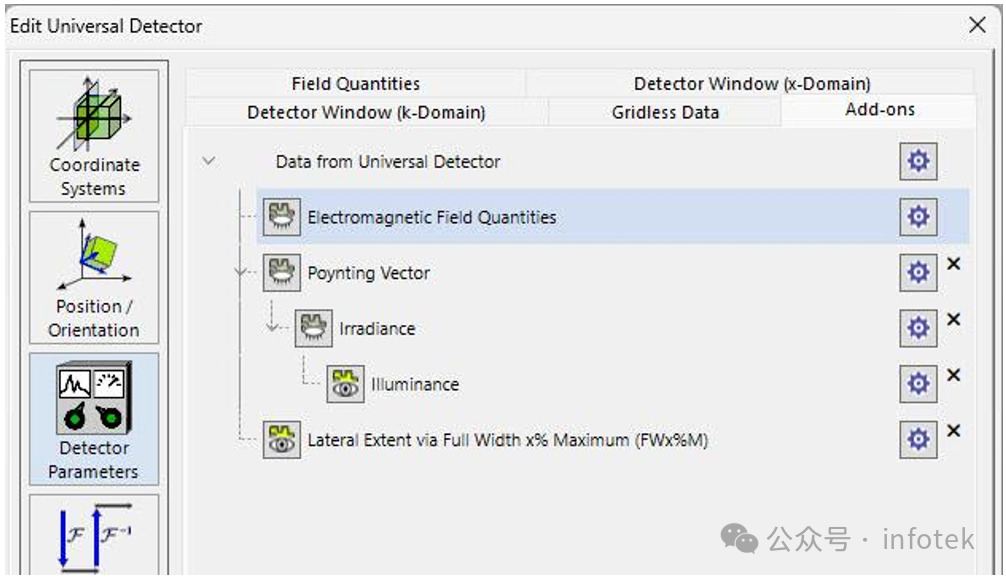 VirtualLab Fusion应用：通用探测器的使用的图16