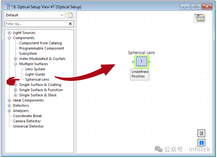 VirtualLab Fusion應用：球面透鏡元件的圖2