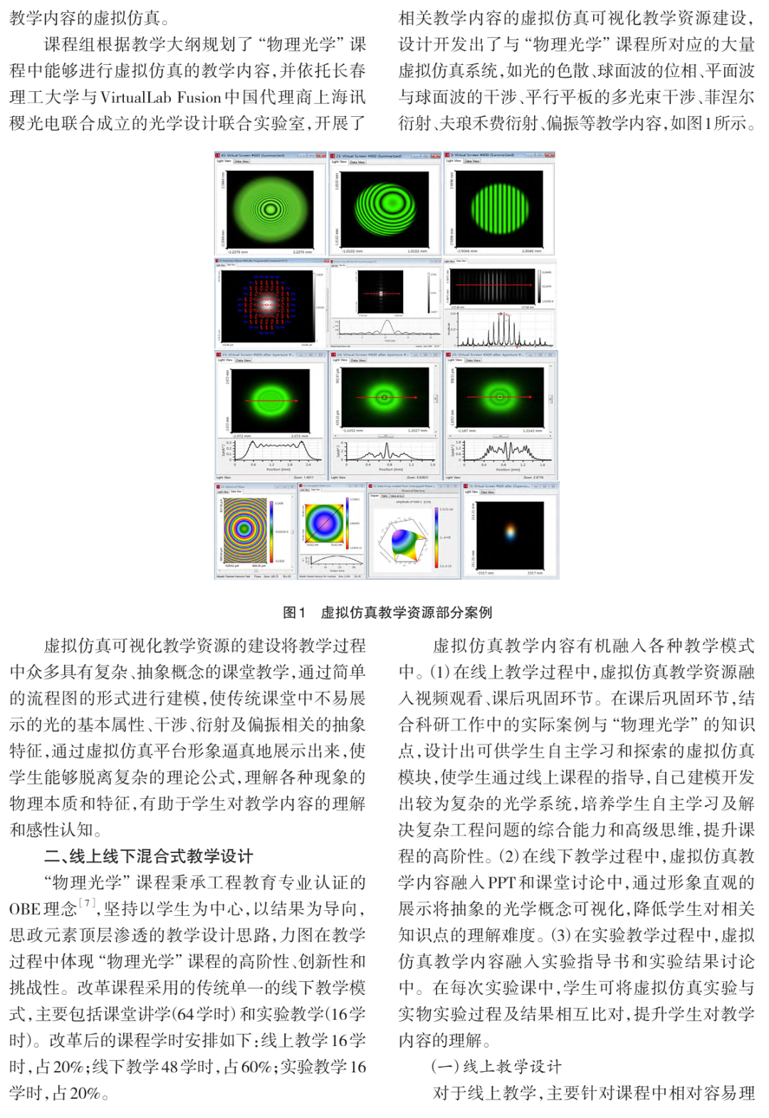 基于虚拟仿真的“物理光学”混合式教学模式探索的图2