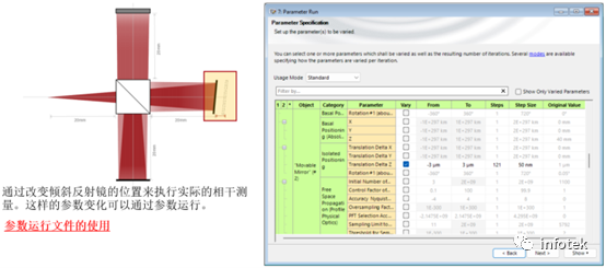 VirtualLab：利用迈克尔逊干涉仪和傅里叶变换光谱进行相干测量的图5