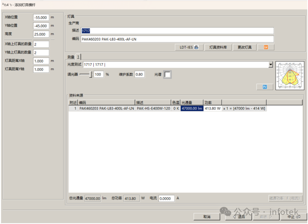 LITESTAR 4D應用：運動場照明設計流程的圖3