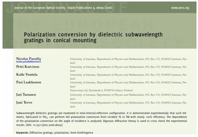 VirtualLab Fusion：衍射级次偏振状态的研究的图8