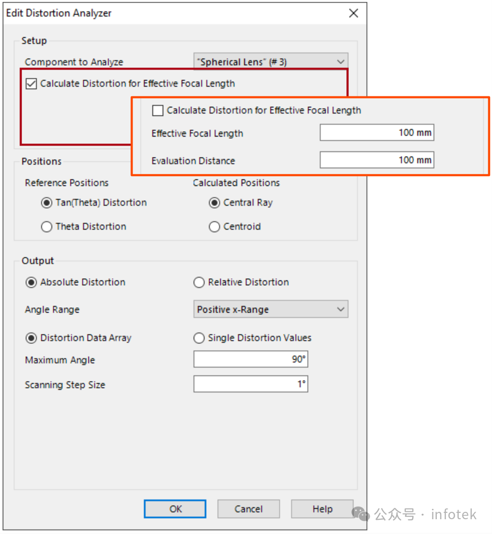 VirtualLab Fusion应用：畸变分析仪的图8
