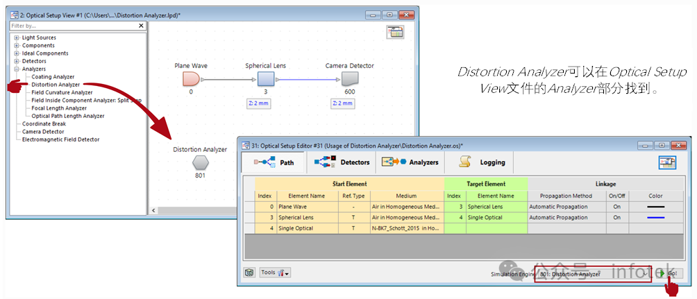 VirtualLab Fusion应用：畸变分析仪的图5