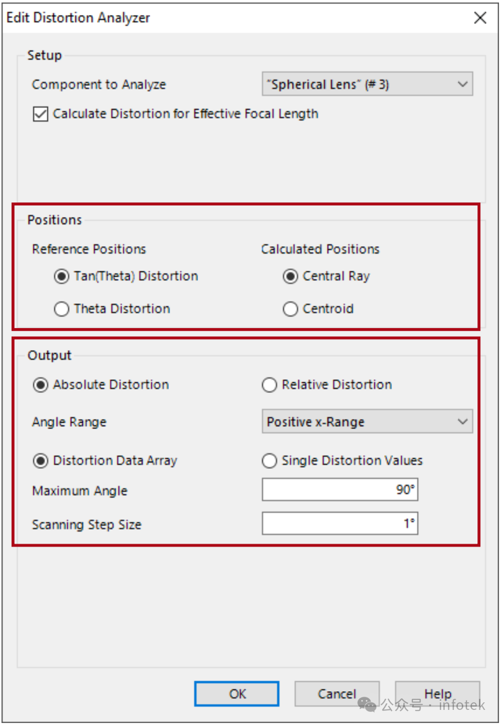 VirtualLab Fusion应用：畸变分析仪的图10