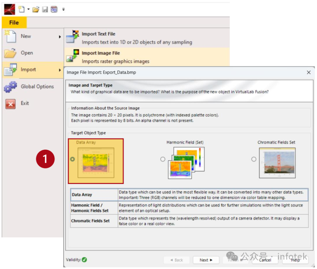 VirtualLab Fusion应用：导入包含微结构高度数据的位图文件的图2