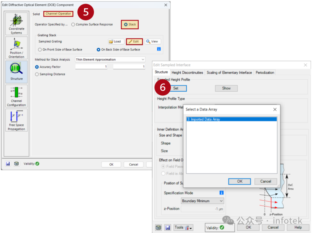 VirtualLab Fusion应用：导入包含微结构高度数据的位图文件的图6