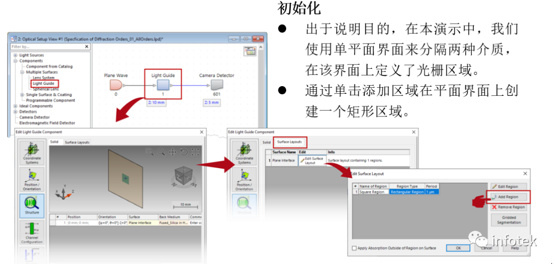 VirtualLab Fusion：光栅区域衍射级数和效率的规范的图3