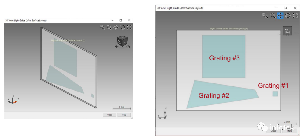 VirtualLab Fusion-AR：带有光波导组件的“HoloLens1”型布局建模的图6