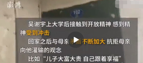 从北大吴谢宇作案动机看天之骄子是怎么变成弑母恶魔的！