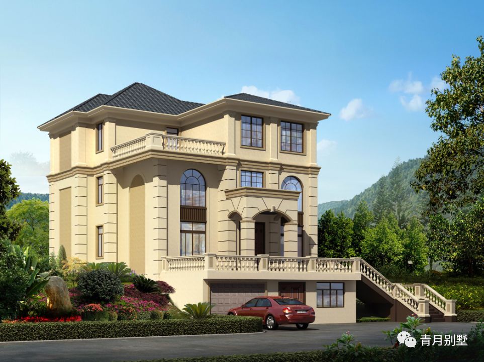 5款别墅品味不俗，大露台带车库，一家人享受温馨生活