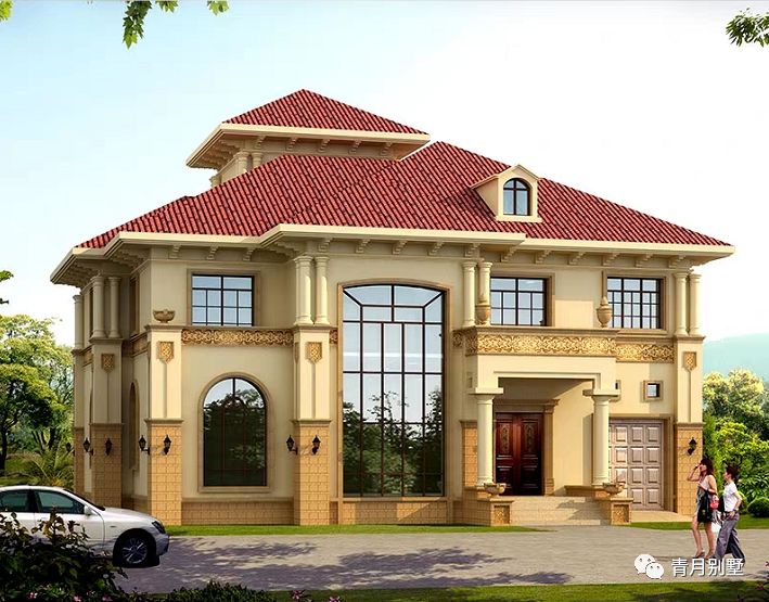 建栋别墅在老家，冬赏雪夏赏花，6款精致别墅错过亏大了