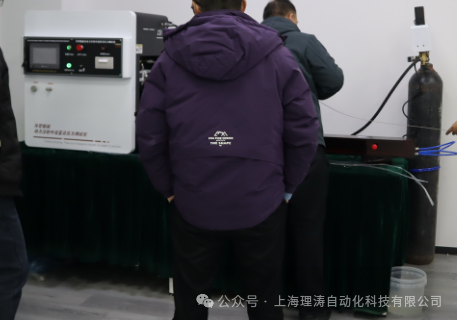 蘇州某科技有限公司赴上海理濤考察設(shè)備導(dǎo)管爆破及動力注射流量測試儀二合一