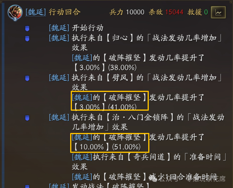 《三国志战略版》1500万战功的魏延,加强后-降敌人600属性,暴打皇马，北京第2魏延，白板能爆发，满红更强
