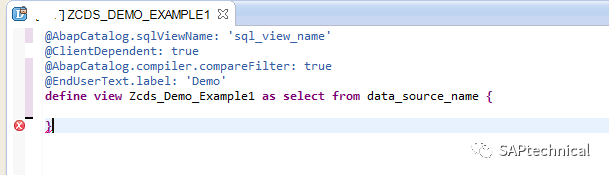 [转载]如何创建CDS视图