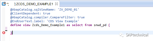 [转载]如何创建CDS视图