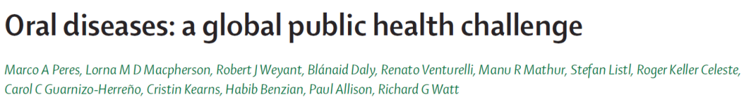 全球35亿人有口腔问题，烟酒糖是罪魁祸首！