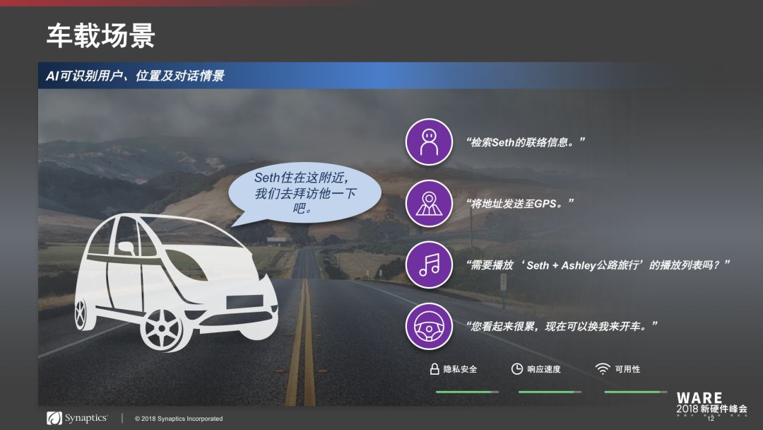 Synaptics Saleel：现有人机交互界面技术的创新应用，将为用户带来语音 AI 的沉浸式体验 | WARE 2018