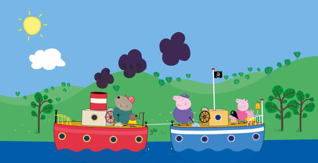 《小猪佩奇》(15册套装)grandpa pigs boat除此之外,还有丰富的