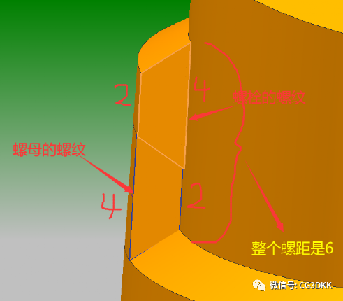 UG NX怎么画螺纹， NX12.0渐消非标螺纹的绘制笔记的图5