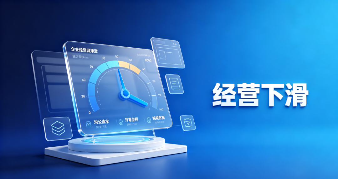 企业经营下滑趋势图