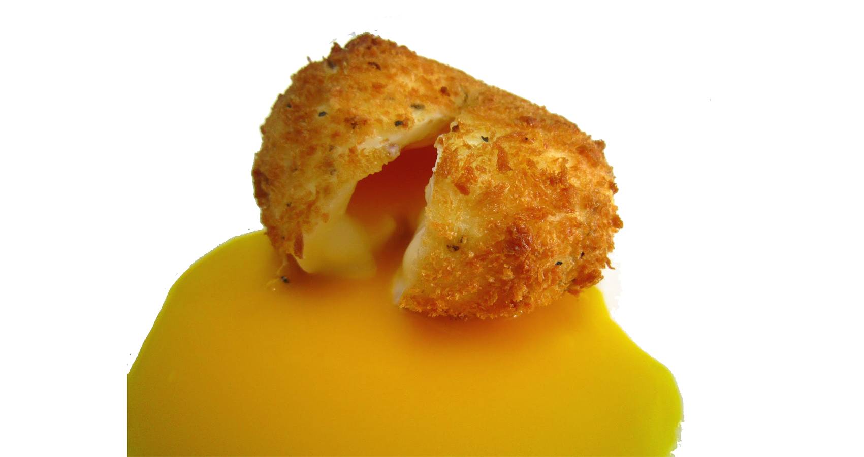 酥皮蛋crispy egg—原料—鸡蛋面包糠早餐玉米脆片(可不用)紫甘蓝南瓜