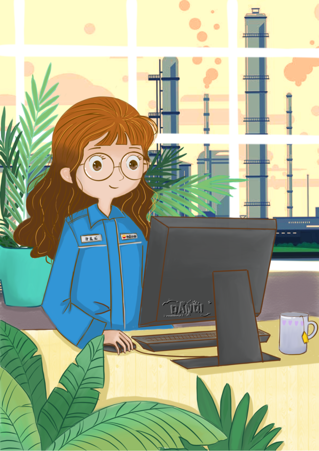 大连石化女工美术作品展播二