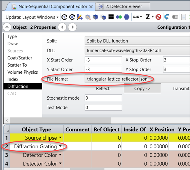Ansys Zemax | 如何将光栅数据从Lumerical导入至OpticStudio（下）的图3