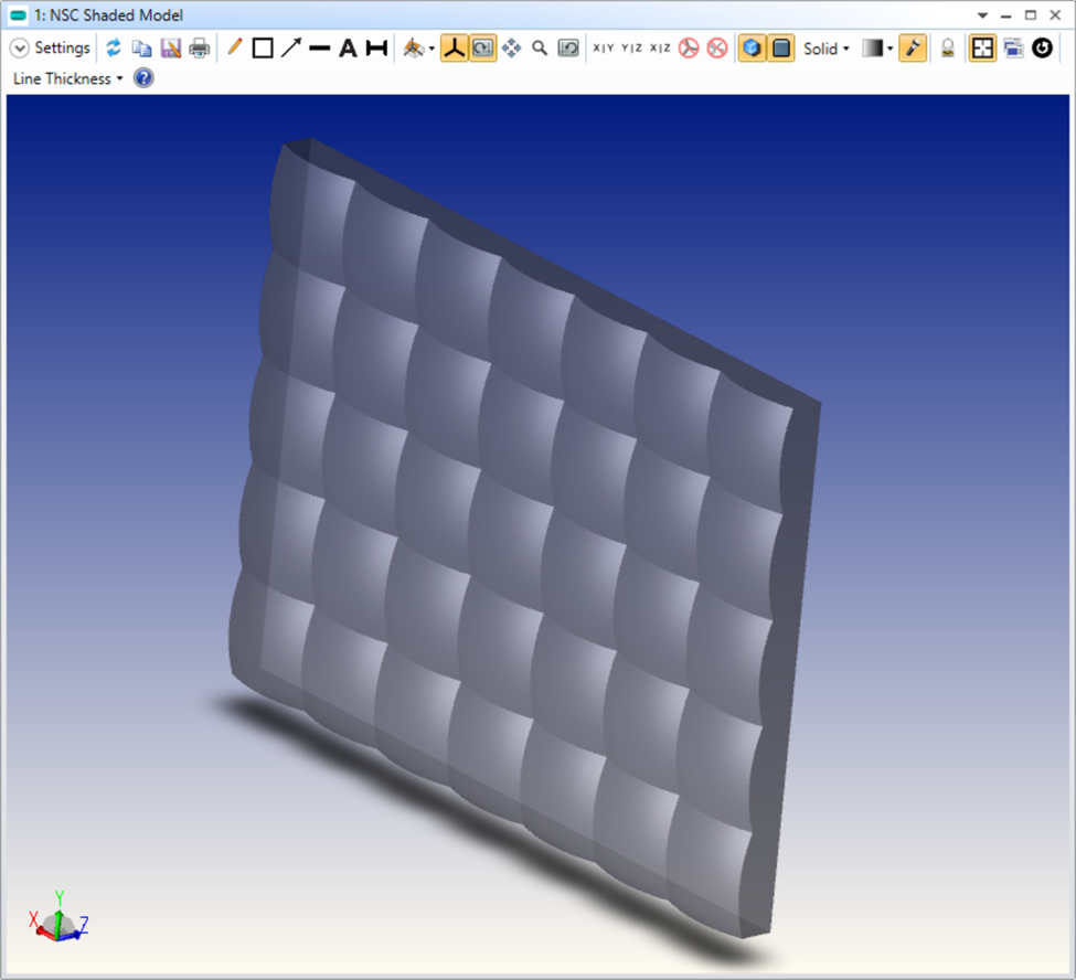 Ansys Zemax | 用于数字投影光学中均匀照明的蝇眼阵列的图2