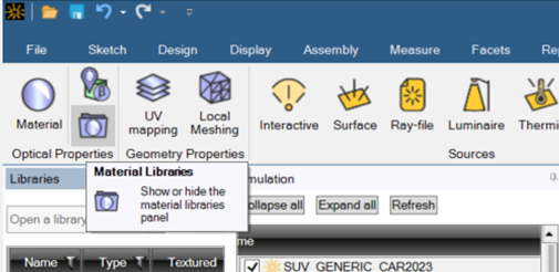 Speos material library 材料库提升仿真效率的图1