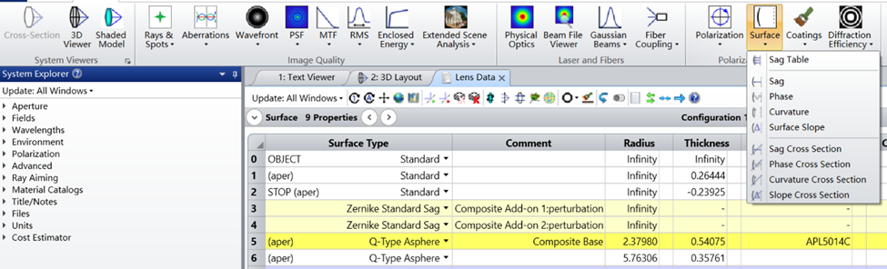 Ansys Zemax | 解析 OpticStudio 中复合表面的工作原理的图10