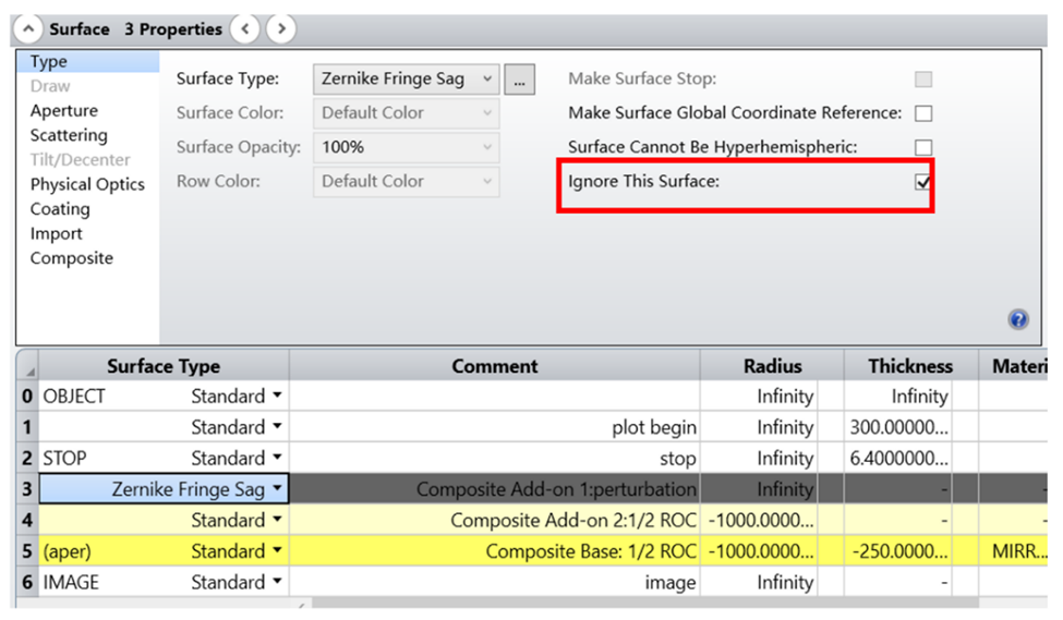 Ansys Zemax | 解析 OpticStudio 中复合表面的工作原理的图6