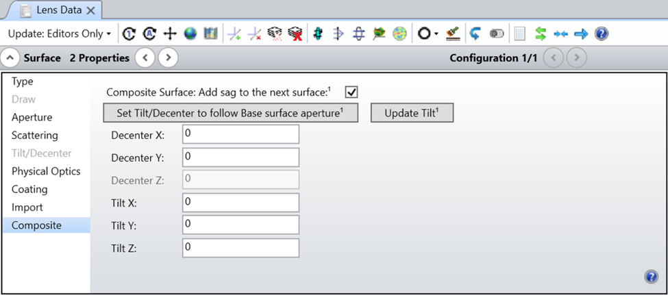 光学设计教程：解析 Zemax OpticStudio 中复合表面的工作原理的图1