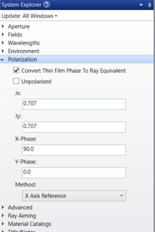 探究 Zemax OpticStudio偏振分析功能的图2