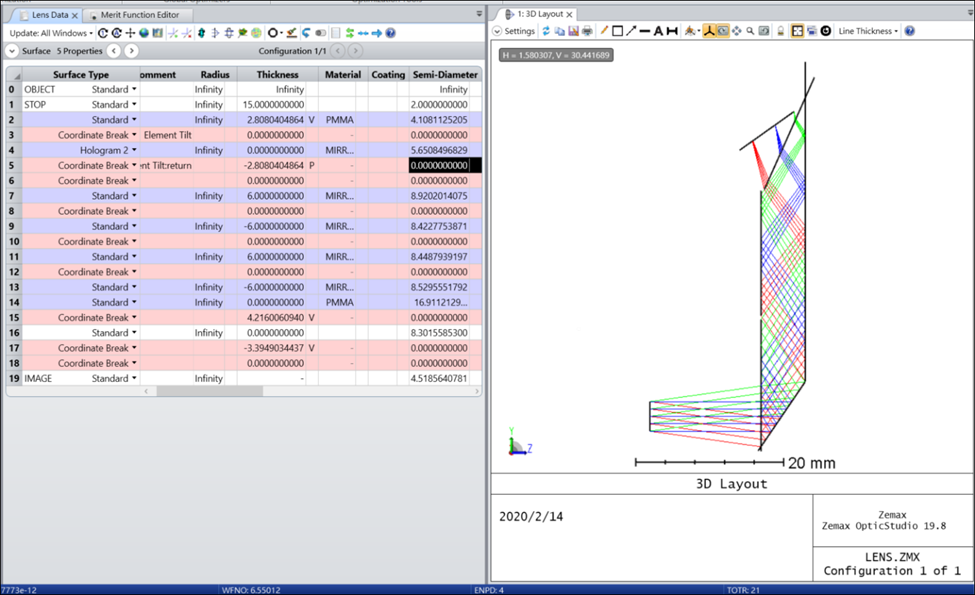 如何利用 Zemax OpticStudio 模拟 AR 系统中的全息光波导的图34