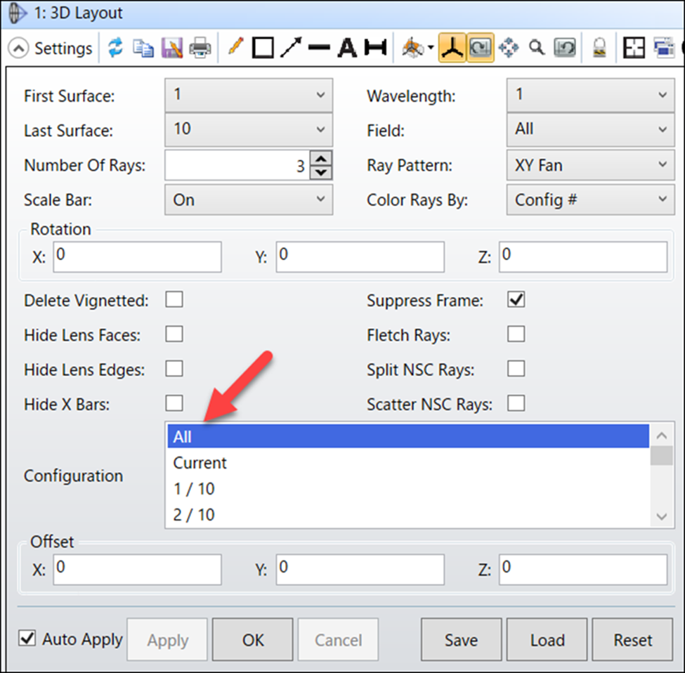 Ansys Zemax | 多邊形掃描儀設(shè)計(jì)示例的圖7