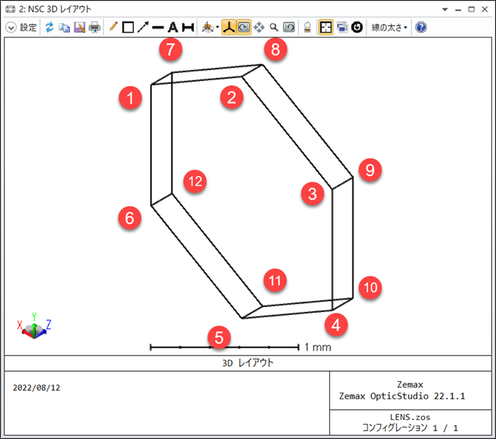 Ansys Zemax | 多邊形掃描儀設(shè)計(jì)示例的圖4