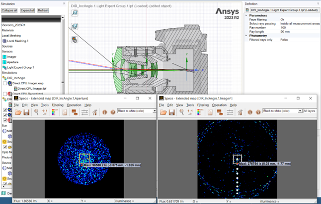 Ansys Speos | Light Expert Group探測器組使用技巧的圖8