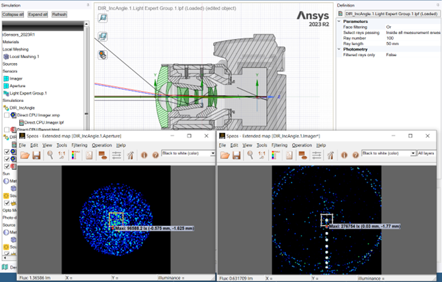Ansys Speos | Light Expert Group探测器组使用技巧的图8