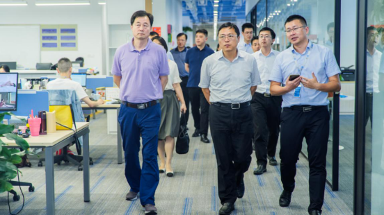 江苏省工信厅调研苏州软件企业，政府高度重视大数据产业的发展！