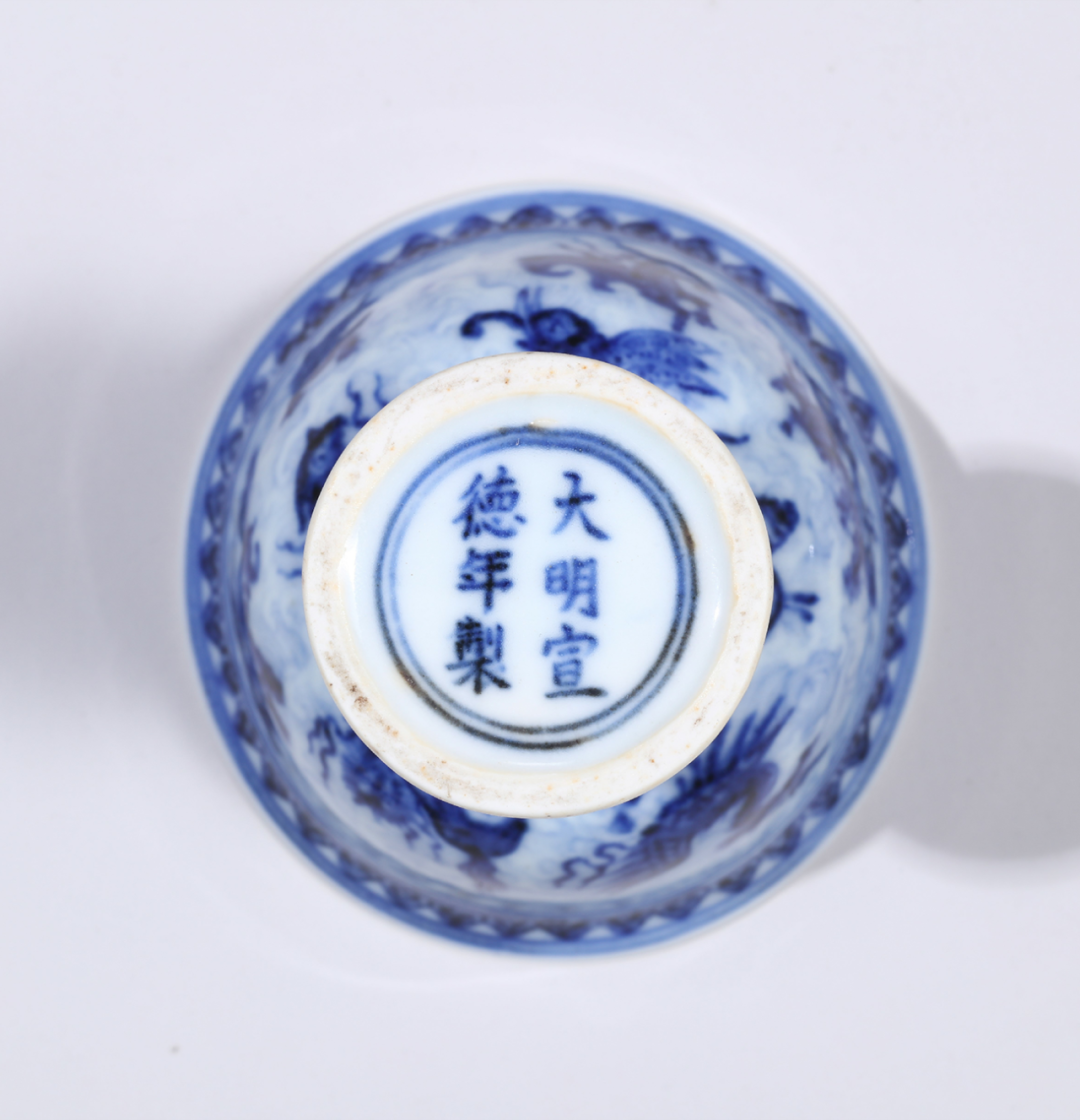 古美術 吉戸 - 安南染付花文瓢形壷 | 古美術品専門サイト fufufufu.com