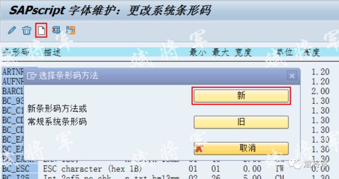 SAP 条形码 - 封面图