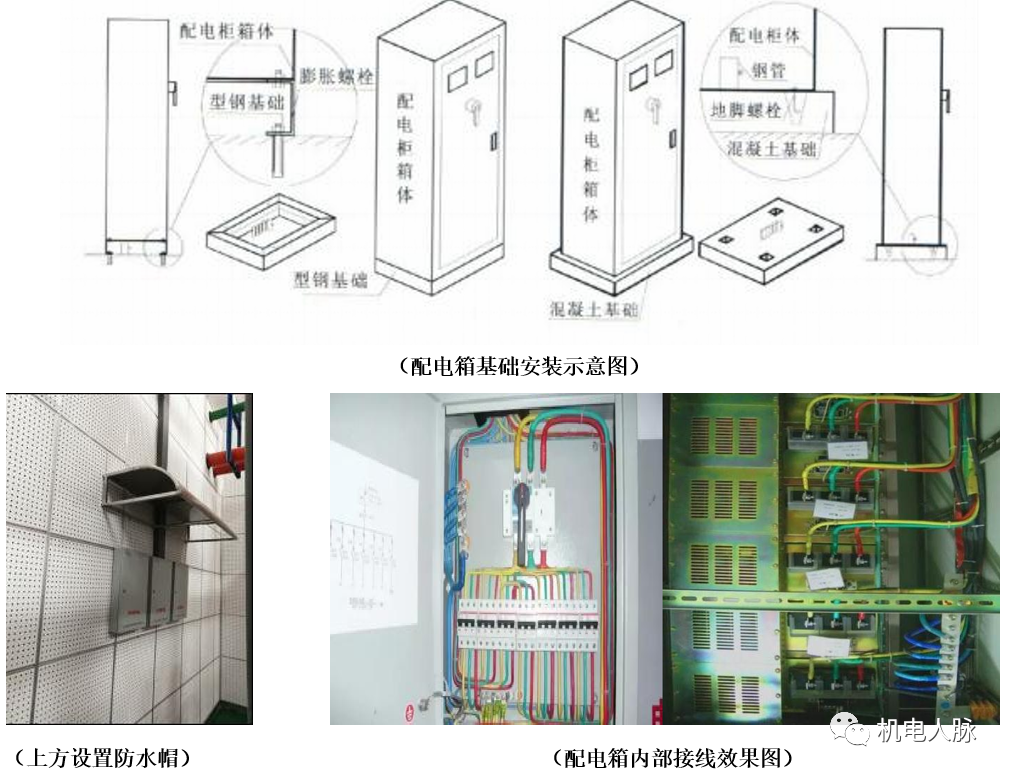 配電盤柜、母線、橋架及配管精品工程安裝做法的圖3