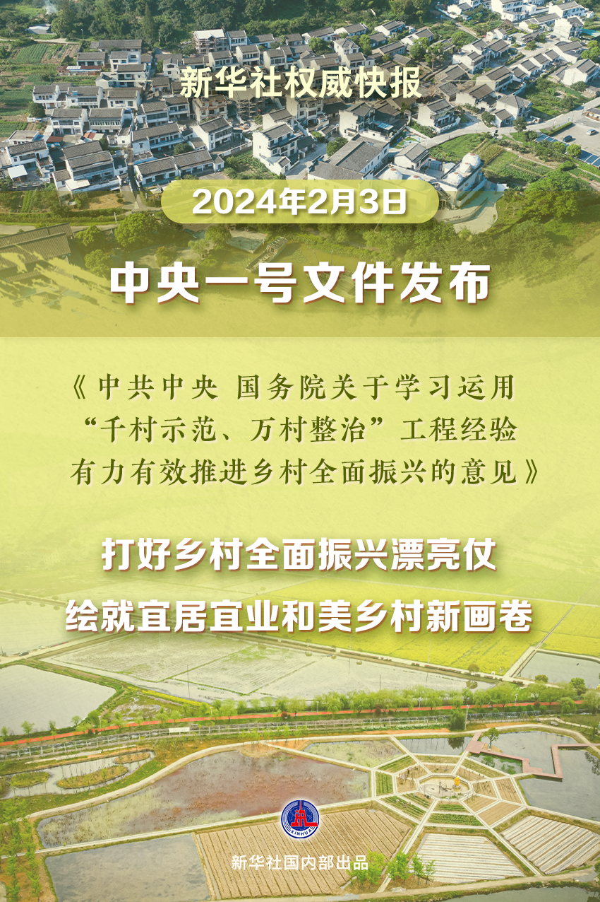 重磅发布：2024年中央一号文件