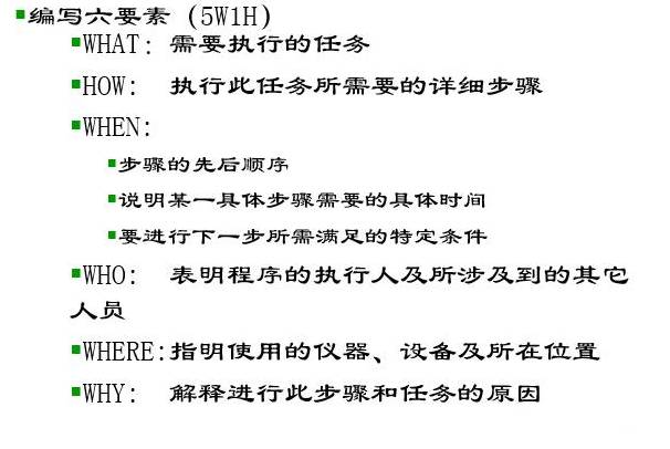 好的作業指導書（WI/SOP）必備四要素 職場 第18張