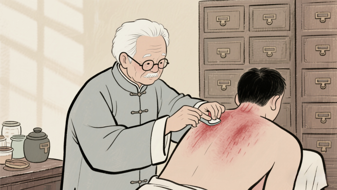 用刮痧板自己怎么刮脸身体有結节、淤堵的人，这个地方会鼓包_https://www.jmylbn.com_新闻资讯_第1张