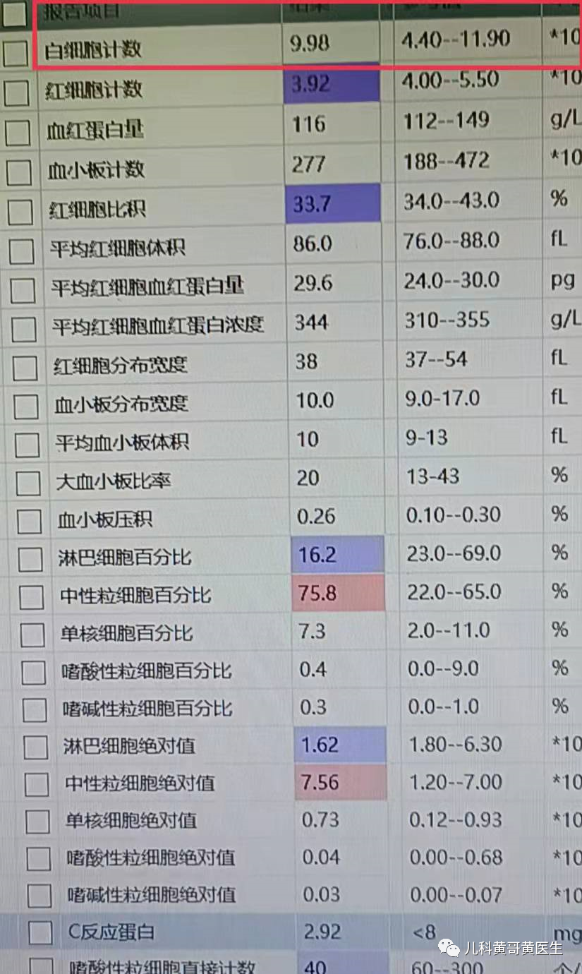 白细胞22要输液吗