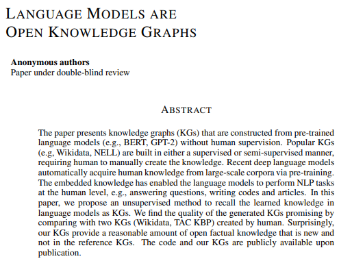 ICLR 2021投稿中值得一讀的NLP相關論文