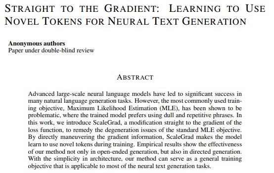 ICLR 2021投稿中值得一讀的NLP相關論文